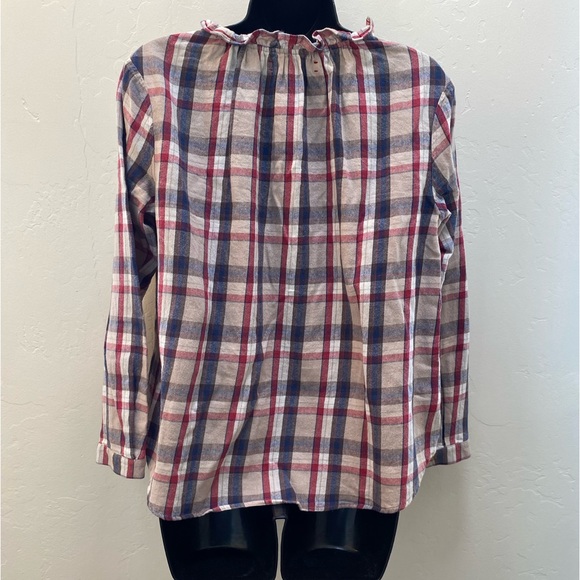 Xirena Long Sleeve Blouse Plaid Size XS - Picture 5 of 9